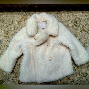Faux Fur, Janie and Jack Jacket, 12-18 Month, Girl Jacket